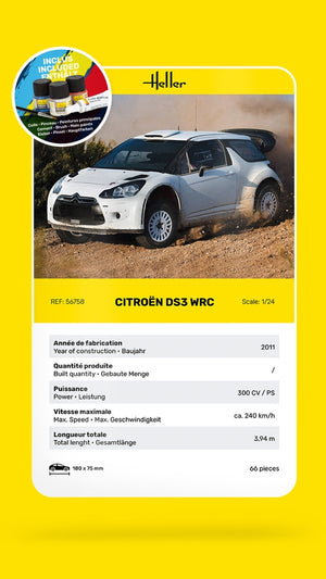 Heller 56758 Citroen DS3 WRC - Starter Kit 1/24 – Bild 7