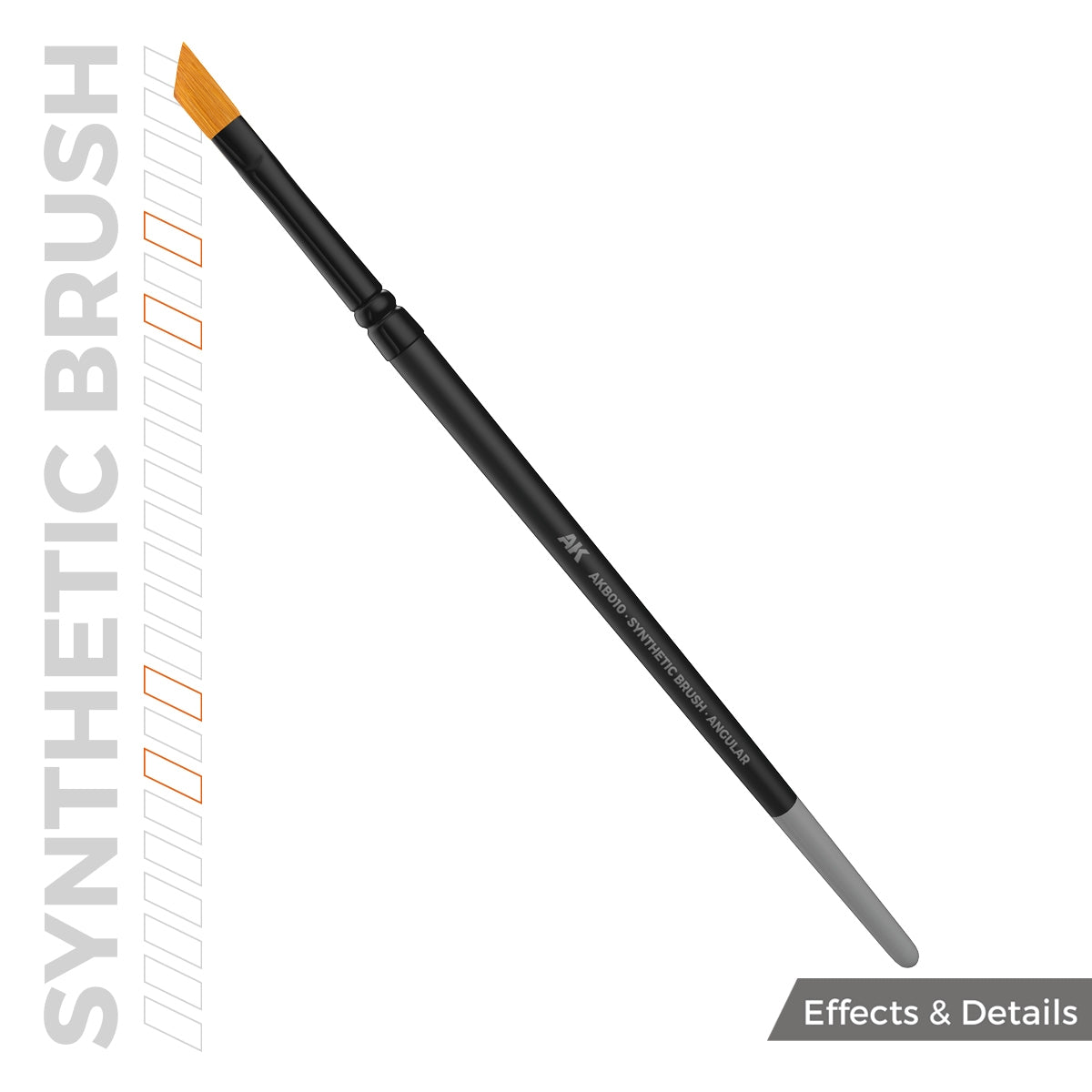 AK Interactive AKB010 AK SYNTHETIC BRUSH – ANGULAR – image 3