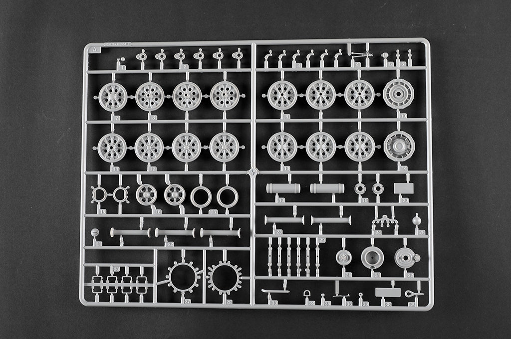 Trumpeter 09575 Schwerer Zugkraftwagen 18 t Sd.Kfz.9 Artillery Version 1/35 – Bild 18