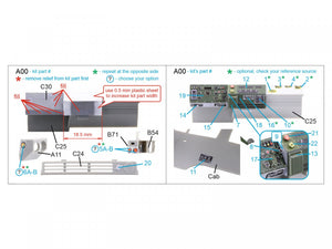 Quinta Studio QD35091 M1078 LMTV &amp;amp; M1083 FMTV 3D-Printed &amp;amp; coloured Interior on decal paper (Trumpeter) 1/35 – Bild 2