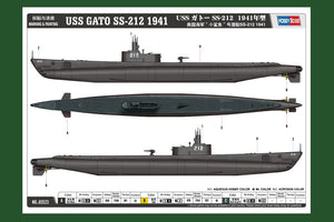 Hobby Boss 83523 USS GATO SS-212 1941 1/350 – Bild 3