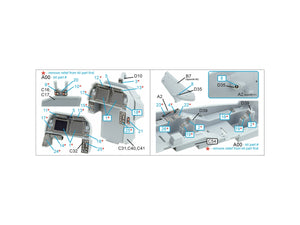 Quinta Studio QDS-35119 AH-1Z 3D-Printed coloured Interior on decal paper (Academy) (Small version) 1/35 – zdjęcie 2