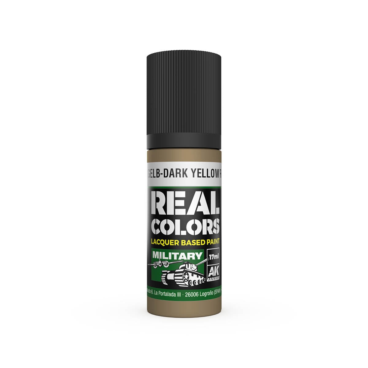 AK Interactive RC859 Dunkelgelb-Dark Yellow RAL 7028 17 ml – imagen 2