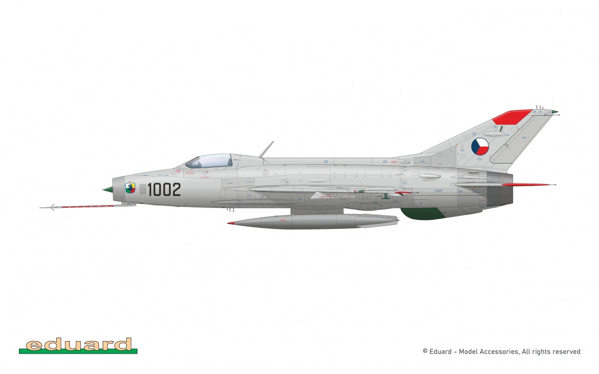 Eduard 11190 EFKA / MiG-21F-13 in Czechoslovak service 1/48