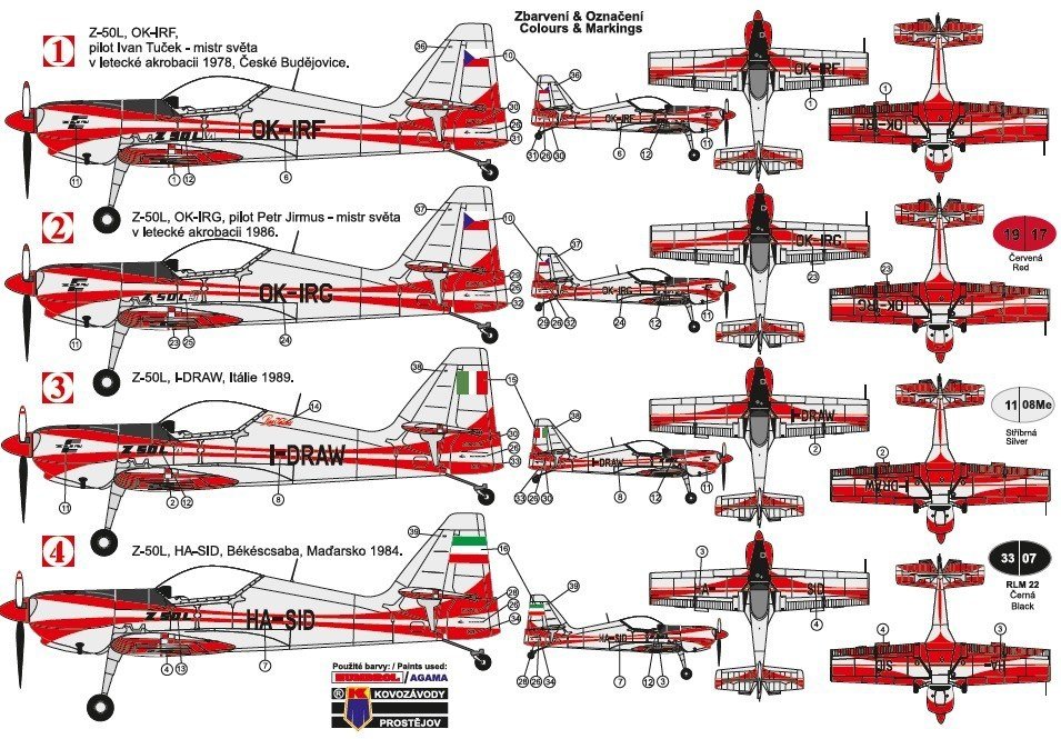 Kovozavody Prostejov KPM4811 Zlin Z-50L 1/48 – immagine 2