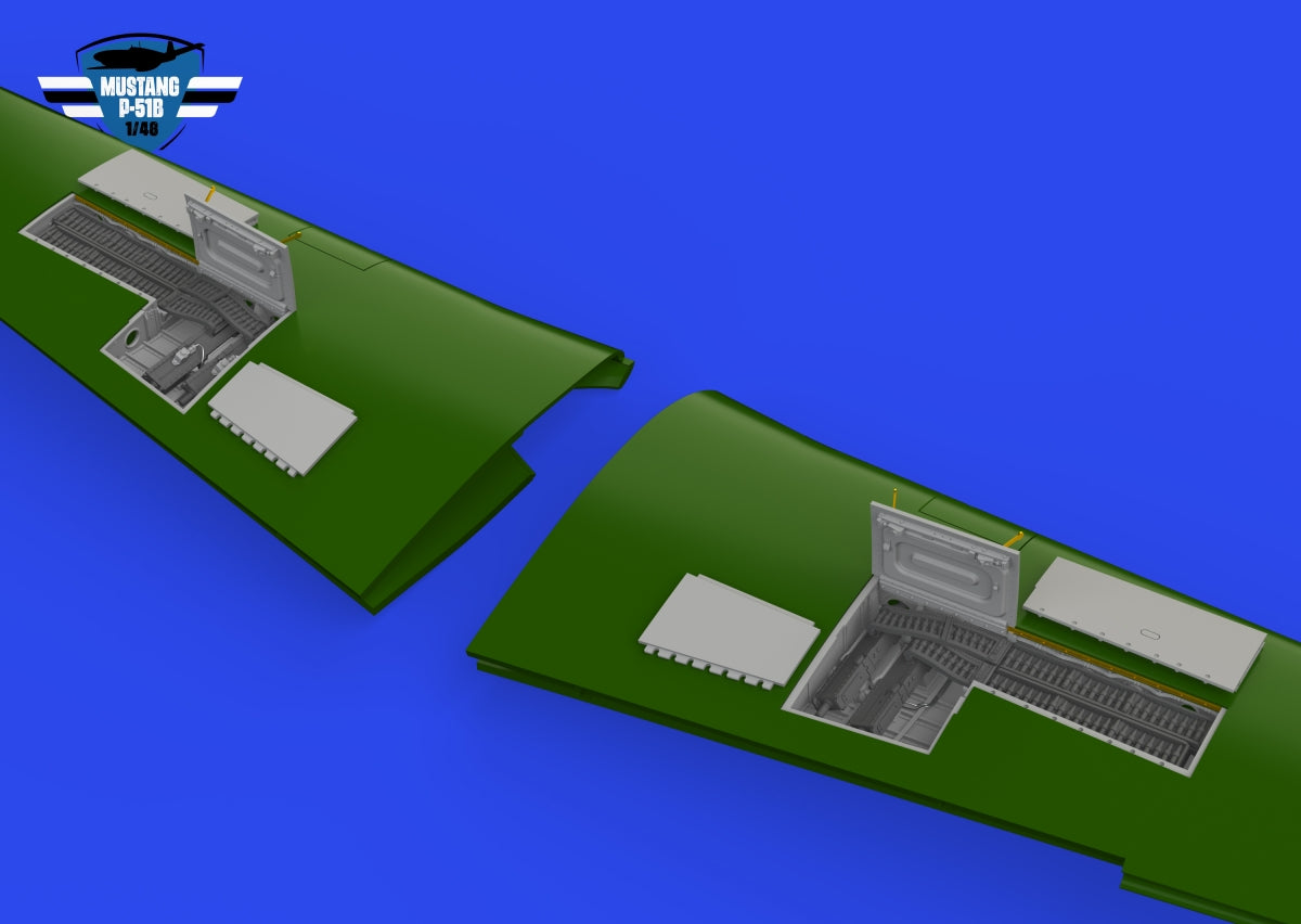Eduard 648997 P-51B / C gun bays PRINT EDUARD 1/48 – immagine 2