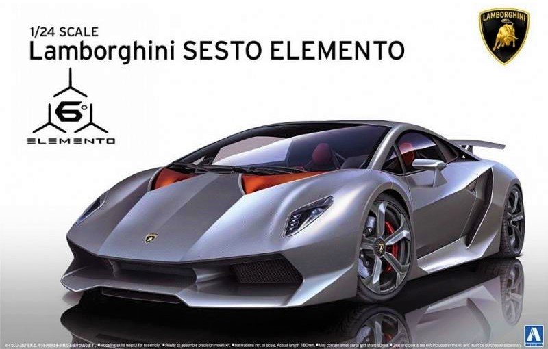 Aoshima 01073 LAMBORGHINI SESTO ELEMENTO 1/24