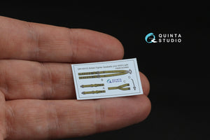 Quinta Studio QR+48103 British Fighter Seatbelts (mid WWII) (with metal buckles) (All kits) 1/48 – Bild 3