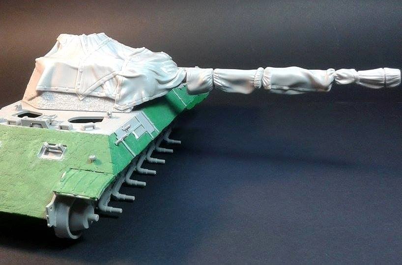 Panzer Art RE35-420 Panther A/G turret with Zeltbahn camouflage net 1/35 – zdjęcie 4