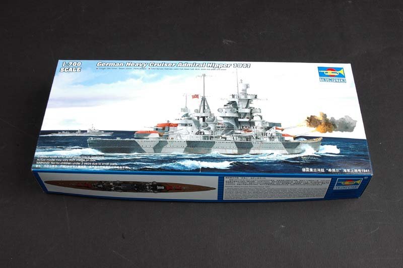 Trumpeter 05776 German Cruiser Admiral Hipper 1941 1/700 – imagen 2
