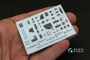 Quinta Studio QD48100 IL-4 3D-Printed &amp;amp; coloured Interior on decal paper (for Xuntong kit) 1/48 – imagen 2