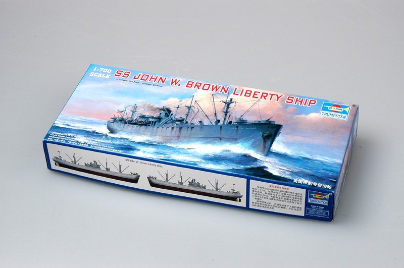 Trumpeter 05756 SS John W. Brown Liberty Ship 1/700 – zdjęcie 2