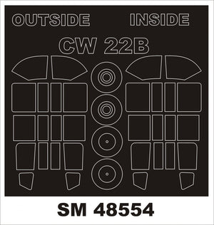 Montex SM48554 CW-22B pour DORA WINGS 1/48