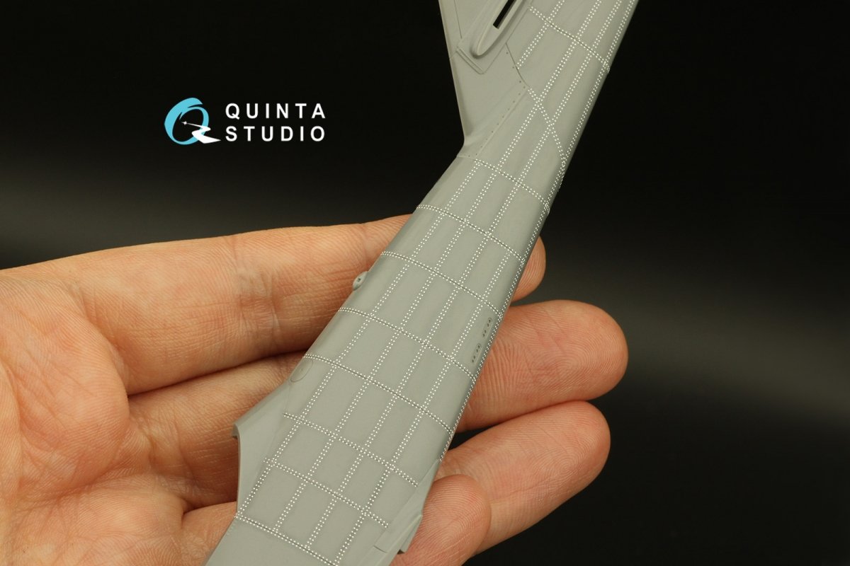 Quinta Studio QRV-024 Double riveting rows (rivet size 0.15 mm, gap 0.6 mm, suits 1/48 scale), White color, total length 6.2 m/20 ft – immagine 3