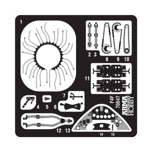 Arma Hobby 70050 FM-1 &amp;amp; FM-2 Wildcat Deluxe Set 1/72 – zdjęcie 6