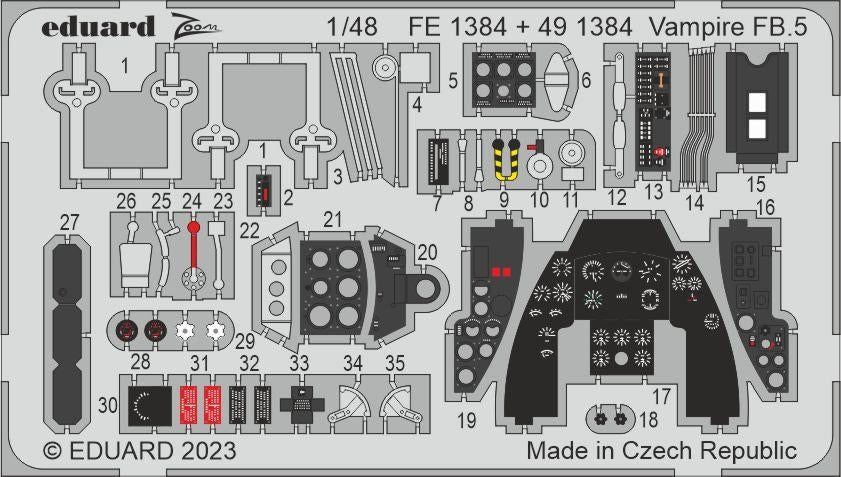 Eduard BIG49394 Vampire FB.5 AIRFIX 1/48 – Bild 3