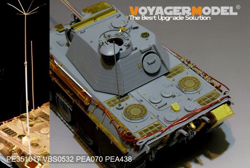 Voyager Model PE351017 WWII German Panther G Early ver.Basic upgrade set (For TAKOM 2119/2134) 1/35 – Bild 11