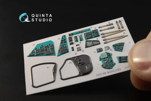 Quinta Studio QD72006 Mi-24V 3D-Printed &amp;amp; coloured Interior on decal paper (for Zvezda kit) 1/72 – immagine 6