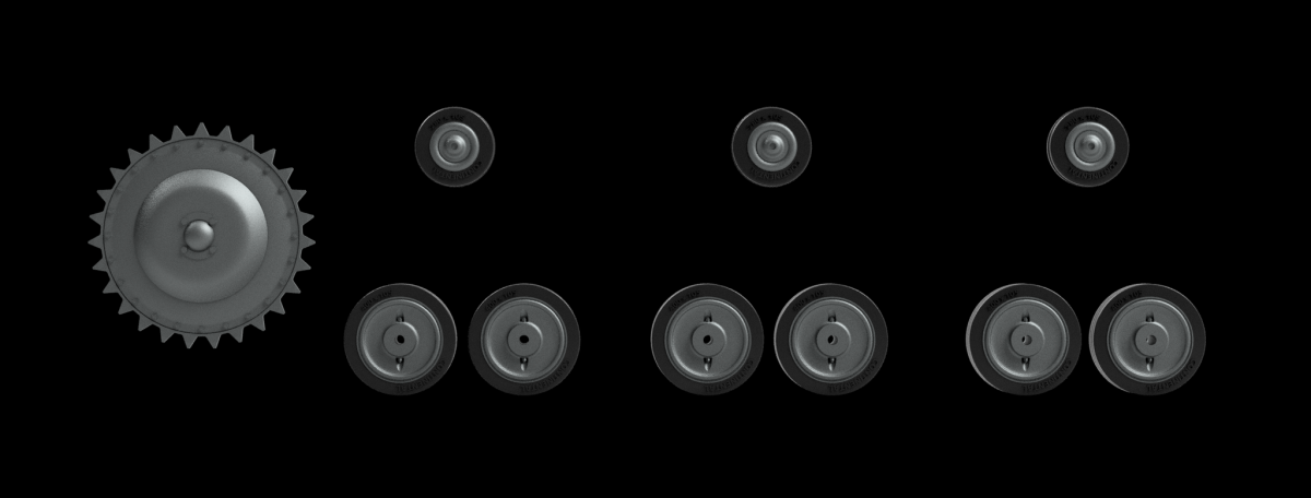 Panzer Art RE35-786 Pz.Kpfw II a Road wheels set 1/35 – zdjęcie 2