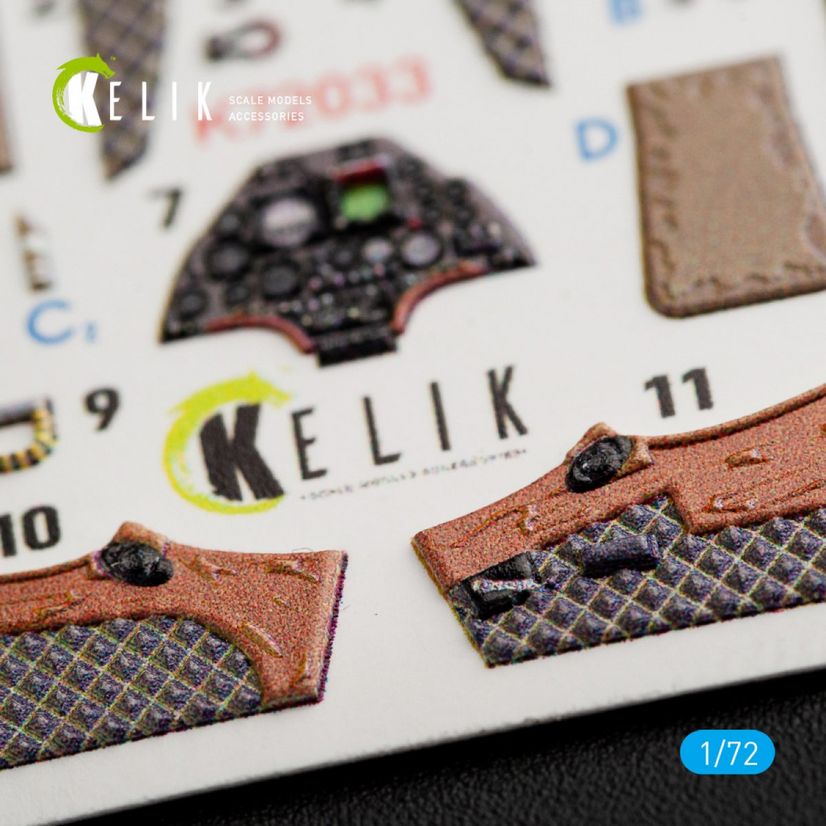 KELIK K72033 A-4F &amp;quot;SKYHAWK&amp;quot; INTERIOR 3D DECALS FOR HOBBYBOSS KIT 1/72 – zdjęcie 2