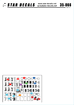 Star Decals 35-866 Hungary 1945 3 1/35 – Bild 2