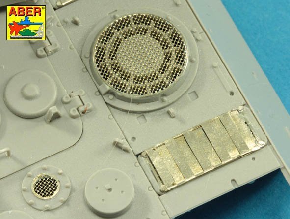 Aber 35G35 Grilles for Panther, Ausf.G; Jagdpanther, Ausf.G2 - Late Models for Takom 1/35 – Bild 12