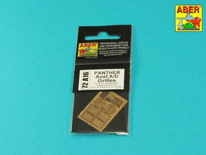 Grilles Aber 72A16 pour German Panther, Ausf.A/D / PzKpfw. V, Ausf.A/D, Panther - Grilles 1/72 – image 8