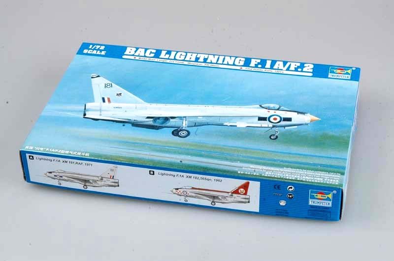 Trumpeter 01634 English Electric (BAC) Lightning F.1A/F.2 1/72 – zdjęcie 3