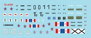 Star Decals 72-A1107 French Fighting Vehicles in Africa # 2 FFL - Forces Francaises Libres 1/72 – Bild 2
