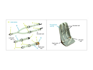Quinta Studio QR+32034 WWII US fighter seat belts (with metal buckles) (All kits) 1/32 – imagen 2
