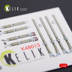 KELIK K48013 F-82 (F,G) &amp;quot;TWIN MUSTANG&amp;quot; INTERIOR 3D DECALS FOR MODELSVIT KIT 1/48 – imagen 3