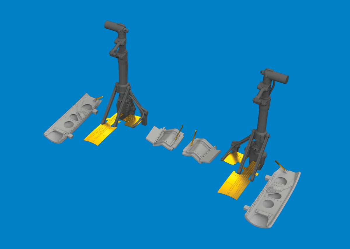Eduard 6481074 P-40E undercarriage legs PRINT EDUARD 1/48 – zdjęcie 2