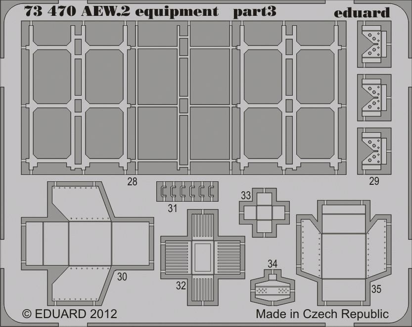 Eduard 73470 Sea King AEW.2 équipement 1/72 CYBER HOBBY
