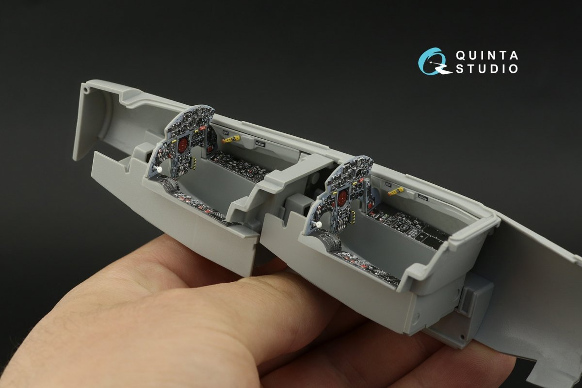 Quinta Studio QD32130 TF-104G 3D-Printed &amp;amp; coloured Interior on decal paper (Italeri) 1/32 – Bild 13
