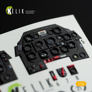 KELIK K32015 P-51D MUSTANG - INTERIOR 3D DECAL FOR TAMIYA KIT 1/32 – zdjęcie 5