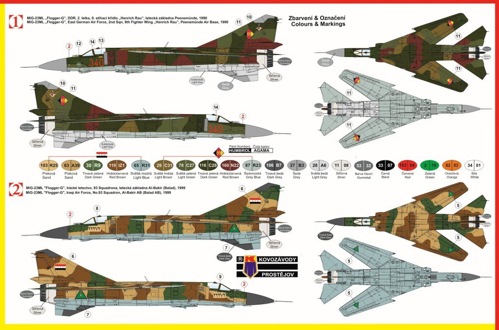 Kozavody Prostejov KPM0069 MiG-23ML 1/72 – Bild 2