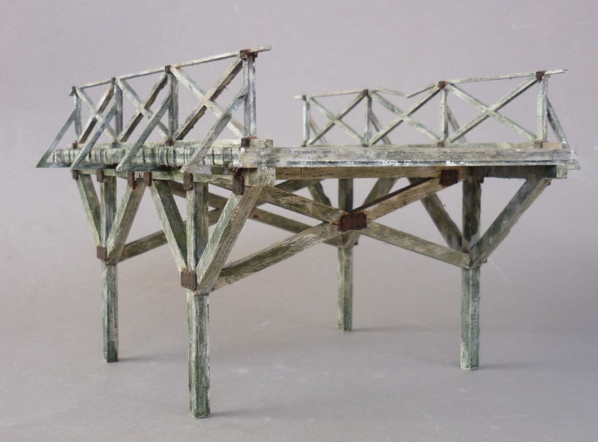 RT-Diorama 35546 Wooden bridge 1/35 – imagen 7