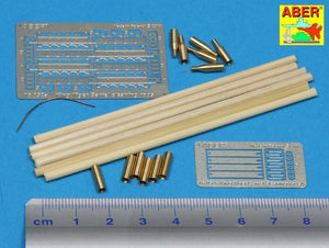 Aber 16052 Barrel cleaning rods with brackets for Tiger II 1/16 – imagen 2