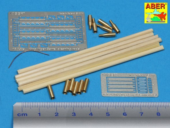 Aber 16052 Barrel cleaning rods with brackets for Tiger II 1/16 – imagen 2