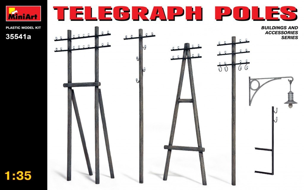 MiniArt 35541A TELEGRAPH POLES 1/35