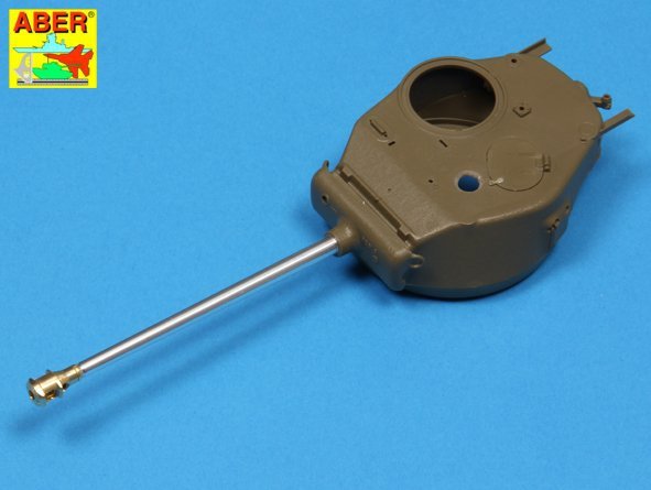Aber 35L-137 US 76 mm M1A2 barrel with muzzle brake for Sherman M4 &amp;amp; M-18 Hellcat (1/35) – image 7