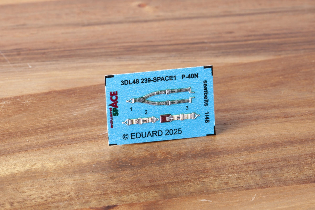 Eduard 3DL48239 P-40N seatbelts SPACE EDUARD 1/48