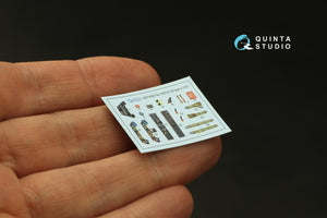 Quinta Studio QD72093 Ta 152C/H 3D-Printed &amp;amp; coloured Interior on decal paper (Dragon) 1/72 – Bild 5
