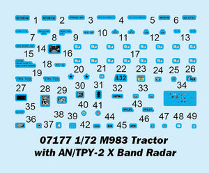 Trumpeter 07177 M983 Tractor &amp;amp; AN/TPY-2 X Band Radar 1/72 – Bild 3
