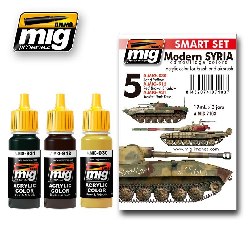 Munitions du Mig Jimenez 7104 BUNDESWEHR AFGHANISTAN SCHEME SET