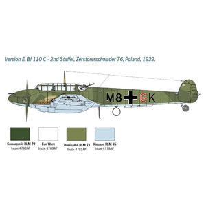 Italeri 2794 MESSERSCHMITT BF-110 C/D 1/48 – image 5