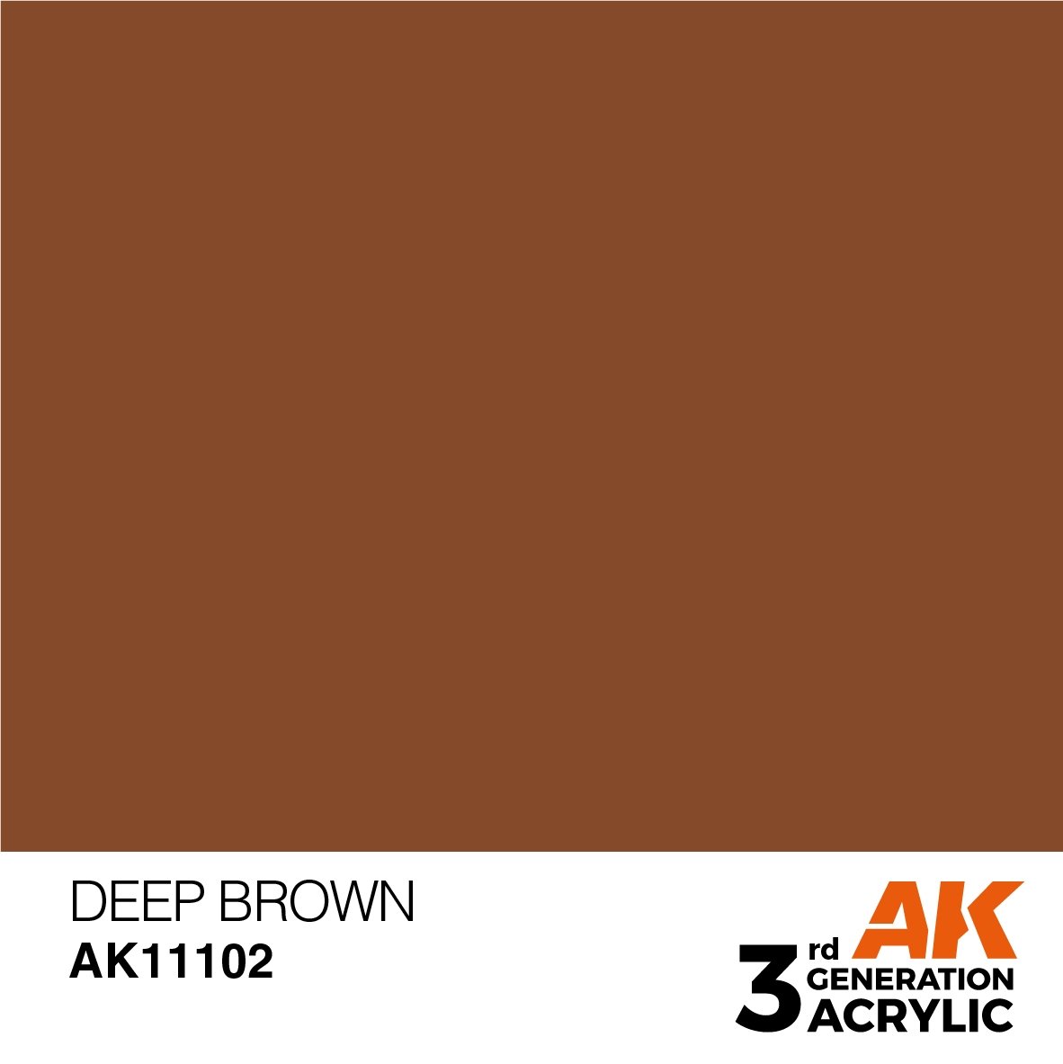 AK Interactive AK11102 DEEP BROWN – INTENSE 17ml