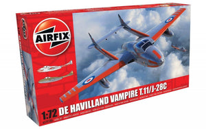 Airfix 02058A deHavilland Vampire T.11 / J-28C 1/72