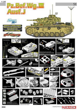 Cyber Hobby 6544 Pz.Bef.Wg.III Ausf.J 1/35 – Bild 2