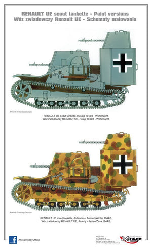 Mirage Hobby 355007 RENAULT UE Scout Car 1/35  – image 2